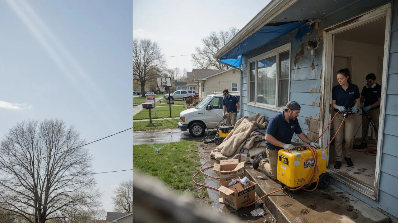 Basement Flood Cleanup in Buck Creek, IN near me